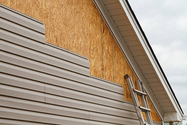 Professional Siding Repair technician working in Ridge, MD